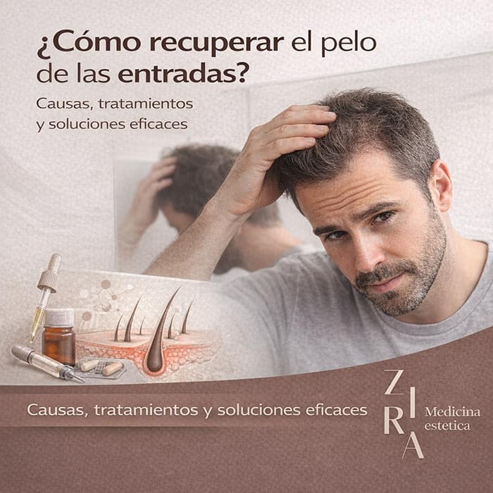 recuperar el pelo de las entradas