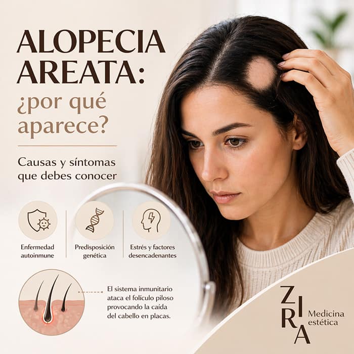 alopecia areata causas sintomas tratamiento